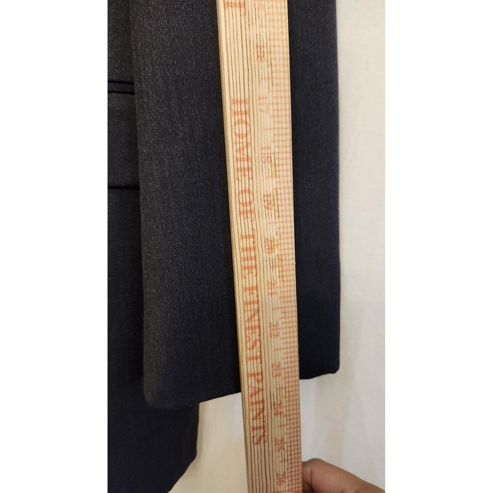 Pronto Uomo Blazer Mens 44R Gray 100% Wool Sport Coat Jacket‎ Korea Business - Picture 6 of 15